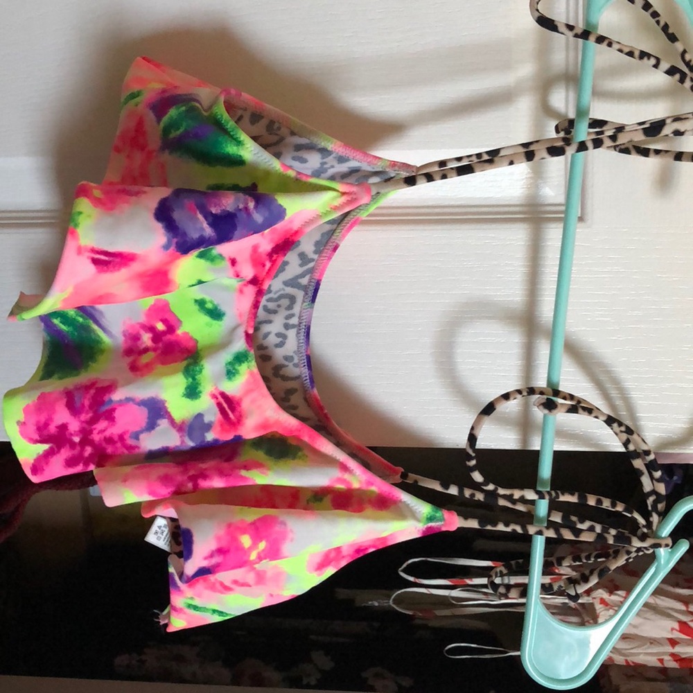 PINK bathing suit top